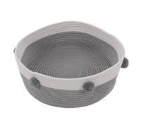 Yctze Cotton Rope Woven Cat Bed - 4 Season Universal Scratch Bite Resistant Cat Basket for - Pet Sleeping Bed Hand Woven, Soft, and Firm Design