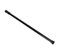 Yctze Curtain Extension Rod Spring Tension Window Curtain Rods Adjustable Tension Curtain Rods Black Telescopic Curtain Rod for Kitchen Bathroom Wardrobe Utensil Thin Rod (55-90cm)