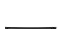 yctze curtain extension rod spring tension window rods adjustable black telescopic for kitchen bathroom wardrobe utensil thin 40 70cm