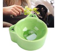 Yctze Cute Cartoon Animal Shape Ceramic Feeding Bowls for Small Pets - Ideal for Hamsters, Guinea Pigs, and More (#2)