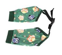 Yctze Cute Owl Pattern Dog Recovery Sleeves - Soft, Elastic, Breathable Protector for Post- Front Legs, Prevents Licking (XL)