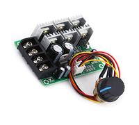 Yctze DC10-55V Adjustable Brush Motor Speed Controller with Soft Start and Overload Protection for DIY Projects and Robotics 80 X 56 X 28mm