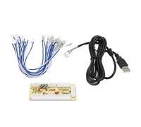Yctze Delay USB Encoder, PC to Joystick DIY Kit for 1 2 3RetroPie, Suitable for MAME, PC, Fight Stick and More