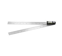 Yctze Digital Angle Finder Ruler 2-in- Goniometer Protractor Tool with Display for Measurement in Automotive and Projects (0-300mm)