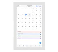 Yctze Digital Calendar 15.4 Inch Smart Electronic Family Organizer with Touchscreen Display for Syncing Schedules Meal Plans Chore Management and Shared Lists (UK Plug)