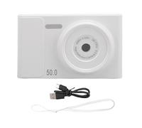 Yctze Digital Camera 48MP Front Rear Lens 8X Zooming Autofocus 2.4 Inch TFT Screen Retro Digital Camera for Travel Gathering Graduation