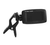 Yctze Digital Clamp/Holder-On Guitar Tuner with 360-Degree Rotatable Display for Guitar, Bass, Ukulele - Easy to Use, Portable, and Efficient AT-200 (Black)