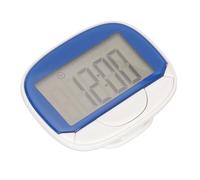 Yctze Distance Calorie Pedometer with Big Screen and Back Clamp/Holder - 2D Step Counter for Walking and Running, Multifunctional Fitness, Blue (Blue)
