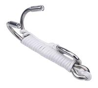 Yctze Diving Hooks with Line, Dual Stainless Steel Drift Hook for Cave Diving - Ideal for Photographers () (White)