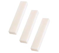 Yctze DIY Blank Buffalo Bone String Pillow Nut for Classical and Electric Guitars Easy Replacement 52x6x10mm Available in 1Pc 3Pcs 5Pcs (3 Pack)
