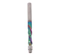 Yctze DLC Coating Milling Cutter, 2 Flutes Spiral Flush Trim Bit Solid Carbide Bearing Guided End Mill with Upper Lower Cutters, Ideal for Woodworking MDF Plywood Hardwood