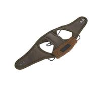 Yctze Dog Aviation Hat with Ear Flaps - Warm, & Stylish PU Leather Headwear for Winter Walks, Parties & Photos (M)