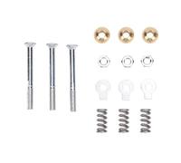 Yctze Door Hinge Repair Kit High Strength Steel Hinge Pin Replacement for Defenders 90 110 130 and Series 2 2A with Mounting Hardware