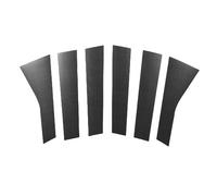 Yctze Door Window Pillar Cover Trim Precise Fit Replacement for 2011 2021 with High Strength Adhesive Anti Scratch Protection (Carbon Fiber Style)