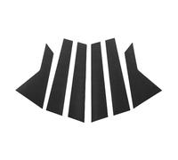 Yctze Door Window Pillar Trim B C Pillar Post Cover Replacement for 2019 2023 with High Strength Adhesive Anti Scratch Sticker Protector (Carbon Fiber Style)