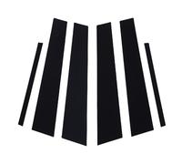 Yctze Door Window Pillar Trim Kit Replacement for Altima 6th Gen 2019 2023 with High Strength Adhesive Anti Scratch Side Window B Pillar Cover for Altima 2019 2023 (Black)