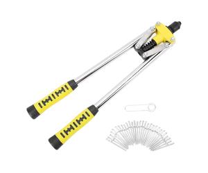 Yctze Double Handle Hand Rivet Nut Tool Kit, Efficient Professional Rivnut Tool Set for Automotive, Motorcycle Repair with, Rivnut Tool Kit, Rivnut Toolset, Hand Rivnut Tool Set