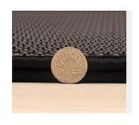 Yctze Double Layer Cat Litter Mat -, Easy, Non-Slip Design for Kitty Litter Trapping (Black)