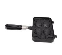 Yctze Double Taiyaki Fish Shaped Cake Maker, Non-Stick Mini Waffle Baking Pan, Electric Japanese Korean Pancake Mould for Kids & Professionals