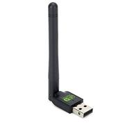 Yctze Drive USB2.0 WiFi Adapter Card with Antenna, 150Mbps Connection for Desktops and Laptops