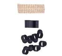 Yctze Drum Finger Sleeves, Silicone Fingertip Cots, Noise Reducing Finger Protectors with Soft Fit, Ideal for Drummers Beginners, Index 15mm Middle 14mm Ring 13.5mm Little 12.5mm