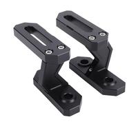 Yctze Dual A Pillar Light Mount Brackets, Sturdy Aluminum Alloy Ditch Light Brackets with Sliding Rails, for Bronco 2 4 Door 2021 2026 Models No Drill Installation