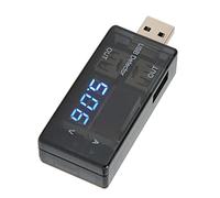 Yctze Dual USB Tester - in 2 Out LCD Voltage and Current Meter for Phones, Tablets, Laptops, and - High Accuracy & Wide Compatibility