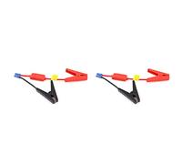 Yctze Durable Booster Cable for Car Battery Connection with Alligator Clamps & Reverse Charge Prevention for Quick Jump Starts