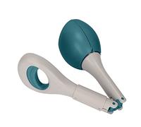 Yctze Effortl Dog Poop Picker with Zigzag G Large Arc Diameter Ing le & Omic Handle e (Green)