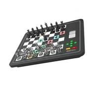 Yctze Electronic Chess Set with AI Opponent, 3 Game Modes, Portable Magnetic Board for Kids & Adults - Skill Builder in (Black)