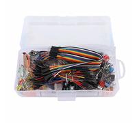 Yctze Electronics Component Starter Fun Assortment 830 Tie Points Breadboard, Resistors, Capacitors, Diodes, and Modules R3 Development Board Programming - Beginners Learning