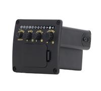 Yctze EQ01 Acoustic Guitar Tuner with 2 Band EQ for Enhanced Sound - for Practice, Stage, and Studio Use