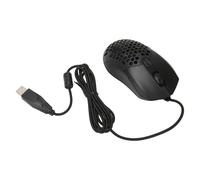 Yctze Ergonomic Wired Gaming with RGB Backlit 6 Programmable Keys DPI for Gaming and Office Use (Black)