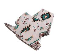 Yctze Ethnic Camping Tablecloth Soft Retro Pattern Skin Friendly Picnic Table Cover Travel Tent Elastic Fitted Tablecloth 6 Foot Folding Tables Home & Kitchen/Kitchen & Dining/ (Type A 90 * 90cm)