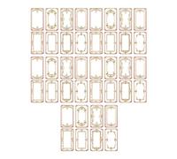 Yctze Exquisite Scrapbook Notes - 40 Sheets of Multipurpose Decorative Notepads Crafts, Journaling, Note Taking, and Handbooking Inspired By Romantic French Chateaux (Type 1)
