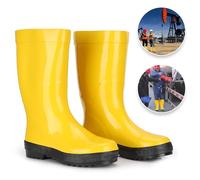 Yctze Fighting Boots - Anti-Impact, Puncture Resistant, & Rubber Safety Shoes for Rescue and Industrial Use (40)