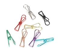 Yctze Fish Shaped Clips Supplies 40Pcs Metal Small Clips Hollow Fish Shape Color Bag Sealing Bill Holder Stationery Products/ & School Supplies/Tape, Adhesives &