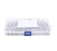 Yctze Flat Hex Socket Screws 260Pcs Flat Screw Set /M5/M6 Hex Socket Stainless 304 Electronics Industry Screw & Assortment Sets