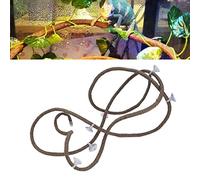 Yctze Flexible 9.84ft Artificial Rattan Climbing Branch for Reptiles - Ideal Jungle Decor for Lizards, Geckos & Frogs (S 36x18x72in)