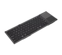 Yctze Foldable Keyboard Keyboard 78 Keys Ultra Thin Folding Design Keyboard with Tou Ad for OS Smartphone Tablet and Laptop Ultra Folding Design Keyboa