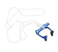 Yctze Freediving Nose Clip Swimming Nose Plugs with Lost Strap for Diving Beginners Training ，SkinFrie Freediving Clip，Swimming ， Plugs， ， Cli (Blue)