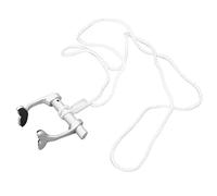 Yctze Freediving Nose Clip Swimming Nose Plugs with Lost Strap for Diving Beginners Training ，SkinFrie Freediving Clip，Swimming ， Plugs， ， Cli (Silver)