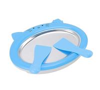 Yctze Fried Yogurt Machine - Easy Ice Cream Roll Maker, 150ml Capacity, Food Grade Material, Cute Style for Home Use - Ideal Kids Ice Cream and Fruit Yogurt Maker (Blue)