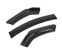 Yctze Front Bumper Lip, Universal ABS Car Spoiler for Improved Aerodynamics and Stability, with Screws Pack (Glossy Black)