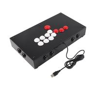 Yctze Game Fighting Joystick, OBSF Buttons Keyboard Style Keys Flatbox Layout Joystick, Non Slip Pads for, Steam & PC