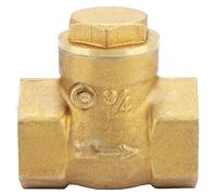 Yctze Golden Brass One Way Female Thread Swing Check Valve for Water Systems - DN15 (DN20)