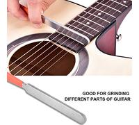 Yctze Guitar Fretboard File Kit - Stainless Steel Grinding and Repair Tools with Fingerboard Protectors