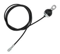 Yctze Gym Cable Wire Rope, 5mm Stainless Steel with PU Coating Rope, Gravity Ball Design with Steel Coating, Ideal for Fitness Pulley System, Home Gym, Triceps & Biceps Training (2.5 Meters)