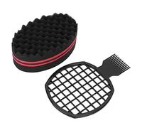 Yctze Hair Twist Comb Sponge Set Professional Portable Afro Hair Sponge Curl Tool for Home Salon 14.5 X 5.3cm 1 Set