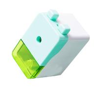 Yctze Hand Crank Cartoon Pencil Sharpener Efficient Manual Design for Students Office Use Colorful and Fun (Green)
